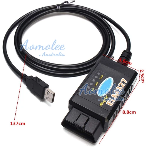 ELM327 USB OBD2 Modified For Ford MS-CAN HS-CAN Mazda Diagnostic Forscan - Picture 8 of 9