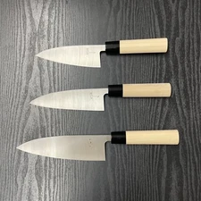 Traditional Japanese Deba Fillet Knife Stainless Steel Blade
