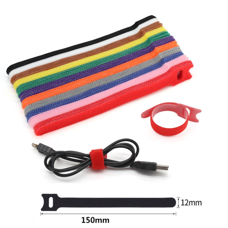 Cable Tidy Straps Ties One Wrap Cable Ties 12mm * 15mm Reusable Strapping - Image 2 of 2