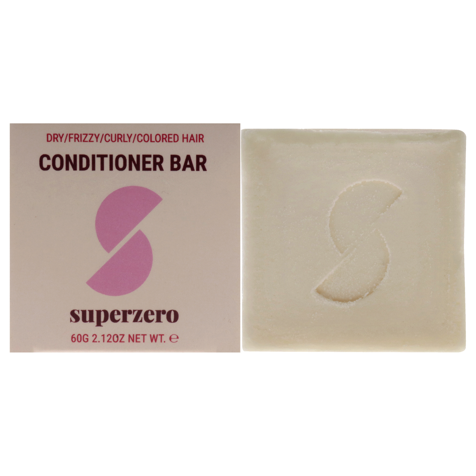 Superzero Conditioner Bar for Curly Colored Hair – Unisex 2.12 oz-image