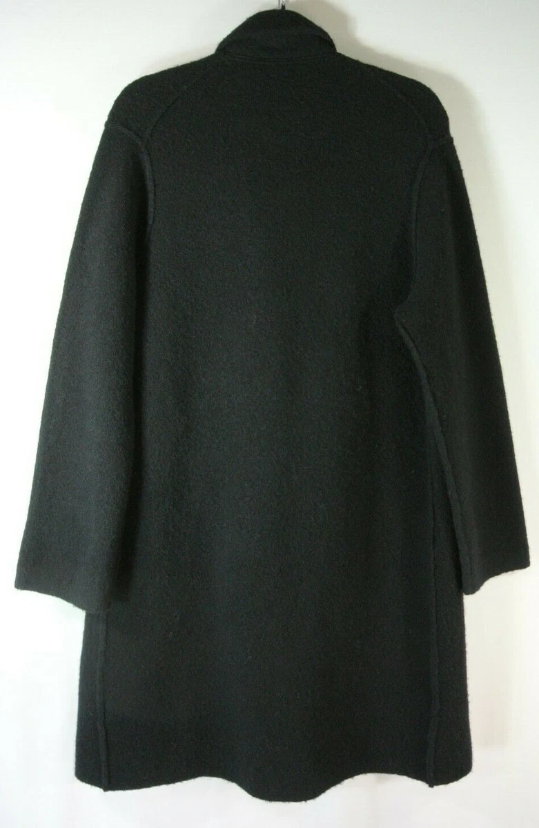 NEW VINCE Merino Wool Blend Longline Cardigan in Black - Size S #S5231 |  eBay