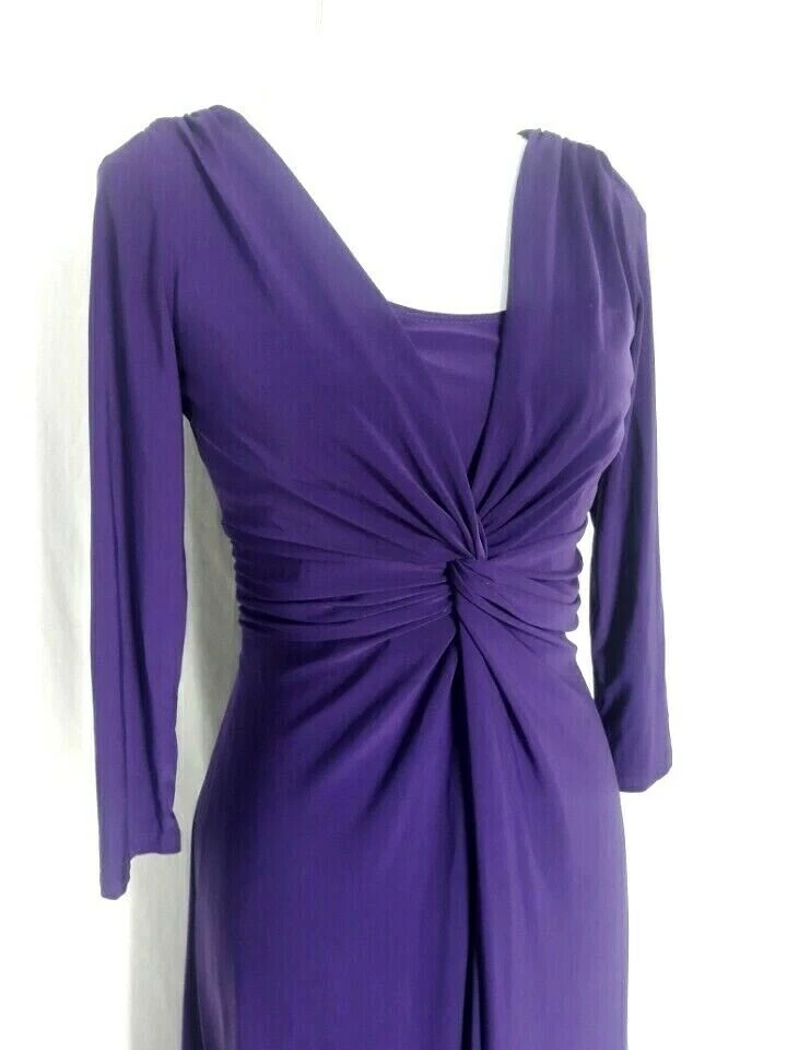 Chaps clearance purple dress