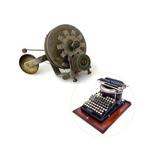 Yost No.1 Typewriter Mainspring Assembly Antique Schreibmaschine Part Vtg Bell thumbnail