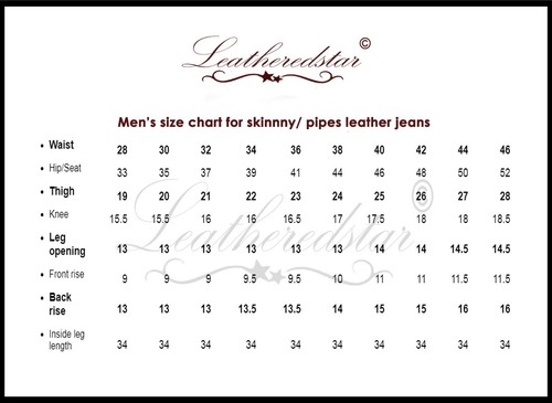 Skintight skinny Red leather jeans fits super skinny and tight leder jeans FS GT - Picture 6 of 7