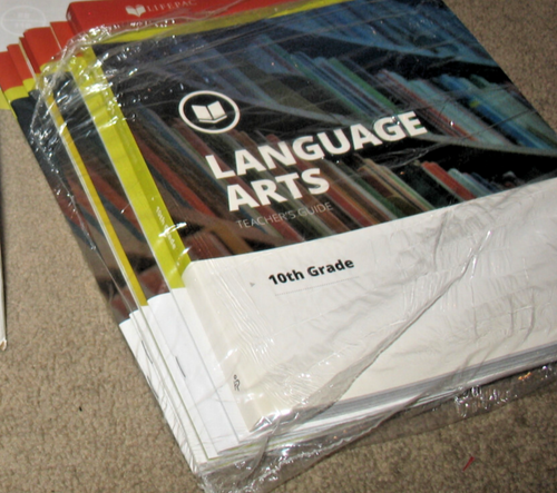 Lifepac LANGUAGE ARTS CURRICULUM 10th grade Teacher's guide & lessons 6-10 - 第 1/4 張圖片