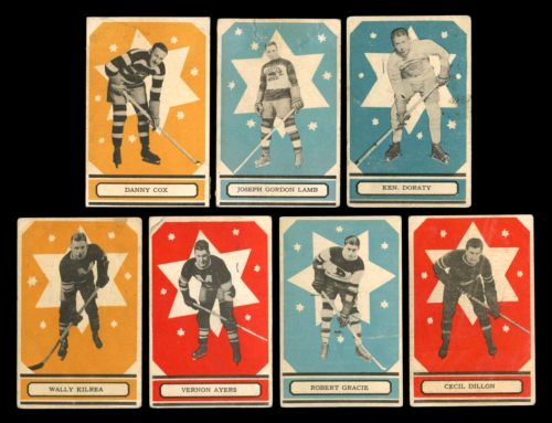1933 O-PEE-CHEE A HOCKEY CARDS (7) 1 2 4 63 65 66 71 FAIR TO GOOD & PRICED RIGHT - Afbeelding 1 van 2