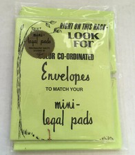 Vintage royal stationery set personalize Helen mini legal pads with envelopes