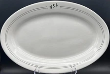 NSL 15 1/4" Oval Platter by D. E. McNicol Pottery