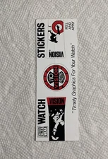 Vintage skateboard sticker Vision Watch Deck SMA World blind natas mark NOS Tony
