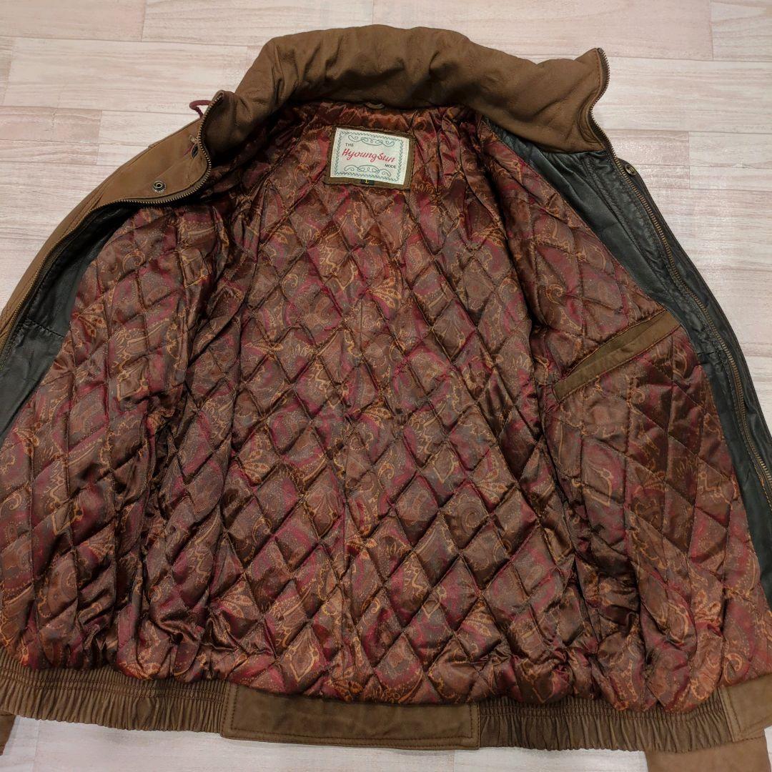 ジャケット・アウター [SullenArchive]90s Docking LeatherBomber SullenArchive]90s Docking LeatherBomber