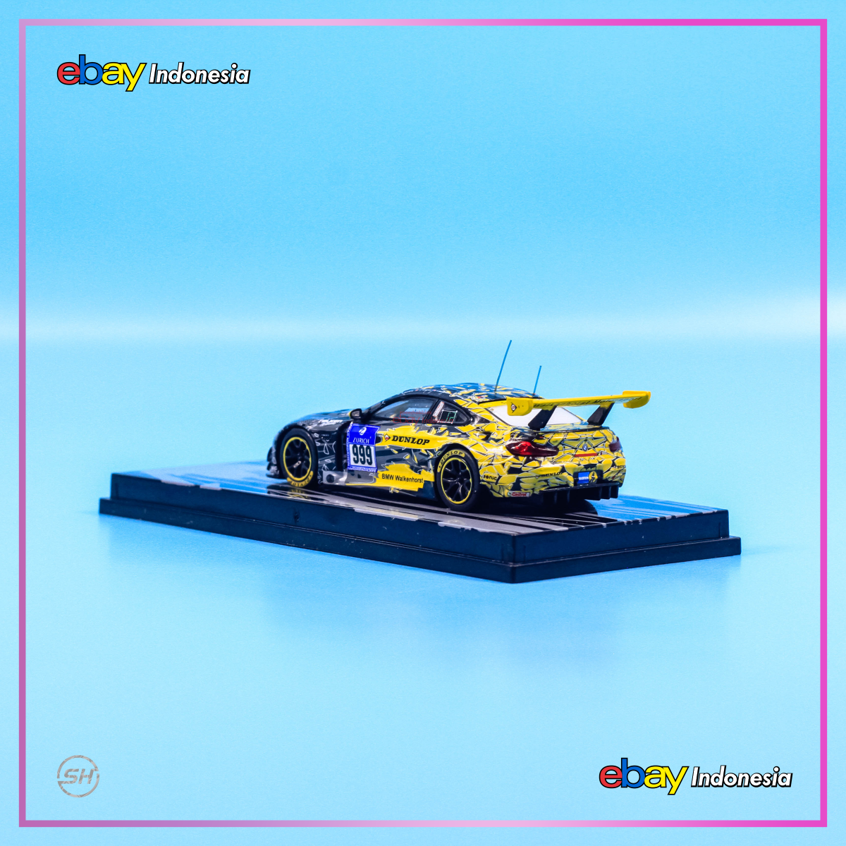 Tarmac Works BMW M6 GT3 1/64 レーシングモデル Tarmac Works x IXO BMW M6 GT3 Nurburgring 24H 2016