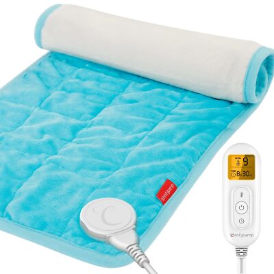 Comfytemp Weighted Heating Pad for Period Cramps & Back Pain Relief, FSA/HSA ...