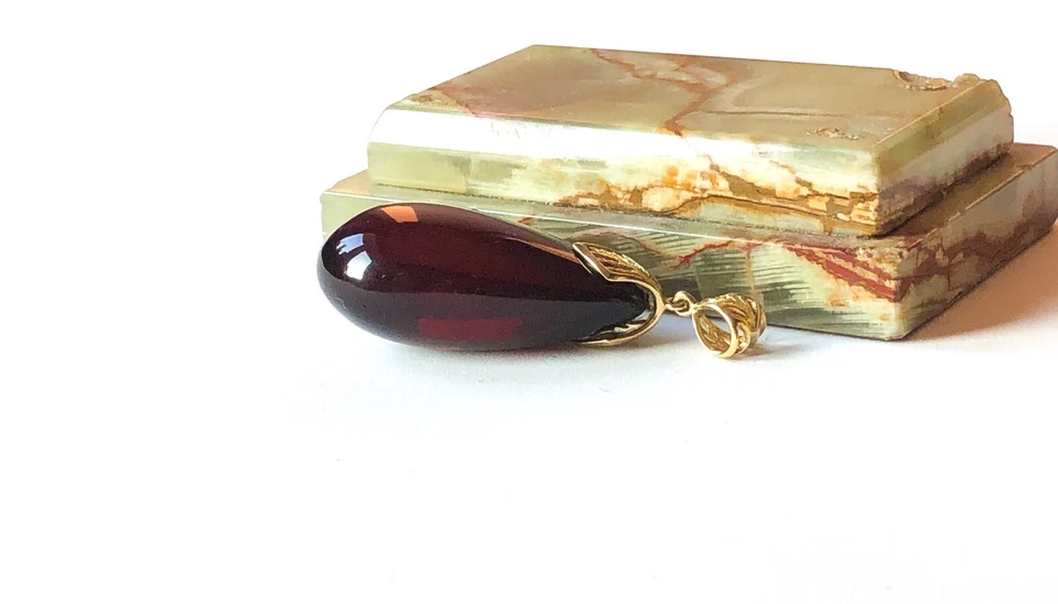 Colgante ámbar báltico natural Foto 3 de 4