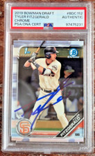 2019 Bowman Chrome 1st Tyler Fitzgerald BDC-152 Signed Autographed PSA DNA Auto