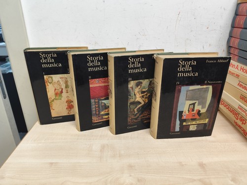 ENCICLOPEDIA STORIA DELLA MUSICA COMPLETA 4 VOLUMI FRANCO ABBIATI EINAUDI (MAX)