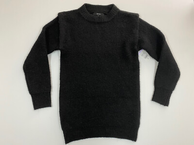 vero moda Womens Sweater small black heavy warm long