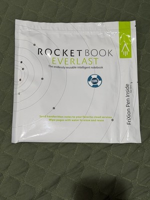 NEW Rocketbook Everlast Reusable Smart Notebook w/ Frixion Pen