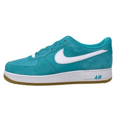 Nike Air Force 1 'Gum Dusty Cactus' Teal Blue Sneakers, Size 18 BNIB IB6388-301