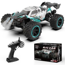 PRAGYM 1:14 RC Cars for Adults Teens, 50 KM/H 4WD Offroad 1:14, Cyan Blue