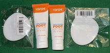 NEW Set Of 2 Carpe Sweat Absorbing Foot Lotion + Applicator 1.35 OzDaily
