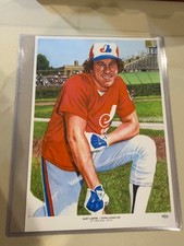 2019 Topps Living Set fine art prints, Gary Carter. Number nine of 53.