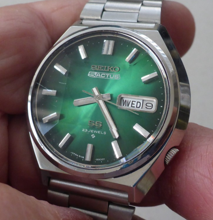 Seiko 5ACTUS SS, Vintage Gents Watch, 6106-8690, 1974, Overhauled, Guaranteed,