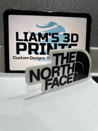 Decorative designer The North Face logo Sign Display Clothing 3D - Picture 2 of 4