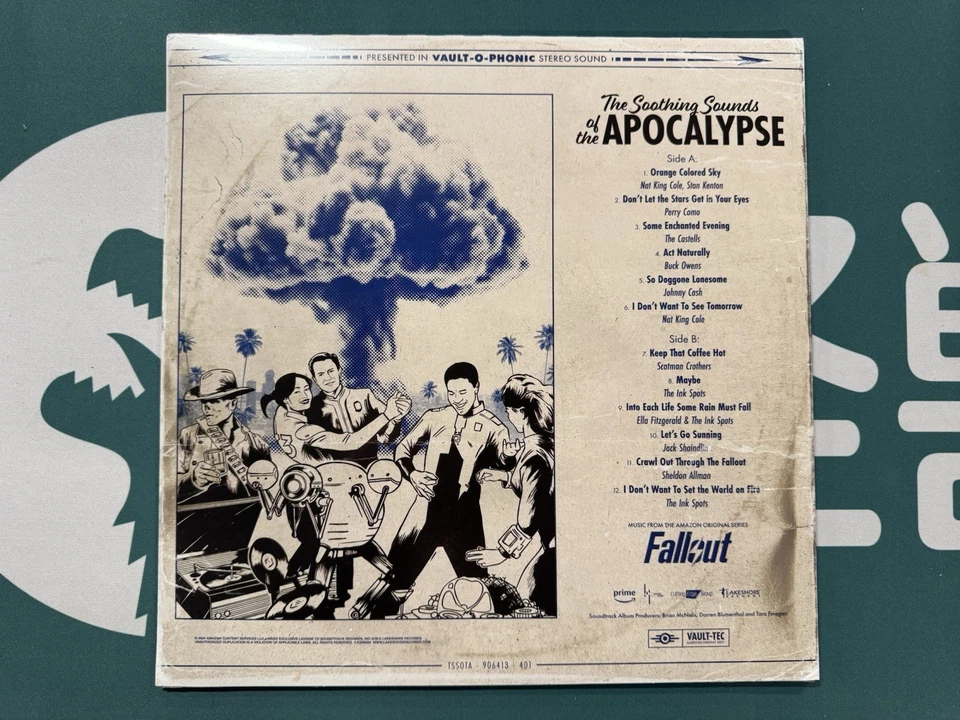New - Fallout Soundtrack - The Soothing Sounds Of The Apocalypse - Vinyl - Blue - Image 3 of 3