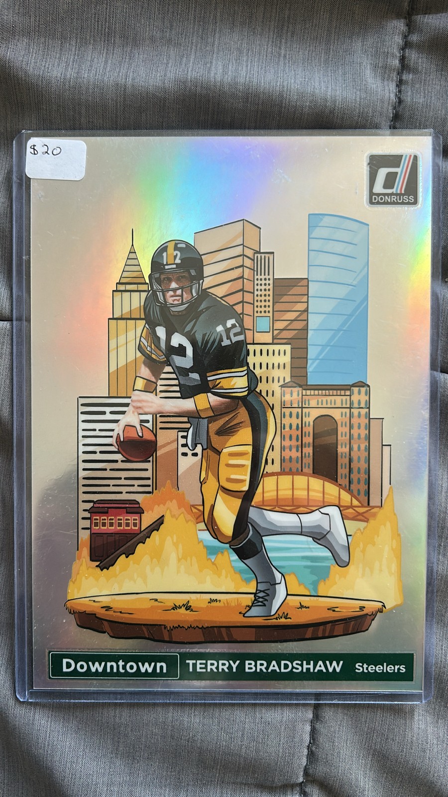 2024 Panini Donruss - Downtown! Terry Bradshaw #10 Oversized