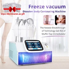 Body Massage Cryo Cool Fat Freezing Body Beuaty Theraphy Machine With 4 Cryo Pad