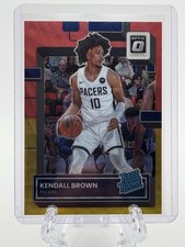 Panini Donruss Optic Rated Rookie Kendall Brown #217 red/gold  /79 NBA Card