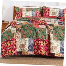 Quilt Set for Bed - Quilts Size, Comforter Coverlet Bedspread Queen Patchwork