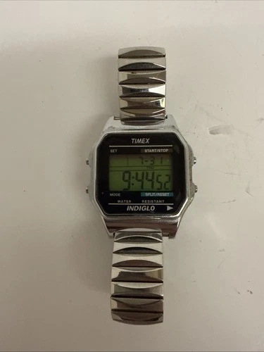 Vintage Timex Indiglo Digital Watch 555 L9 New Battery