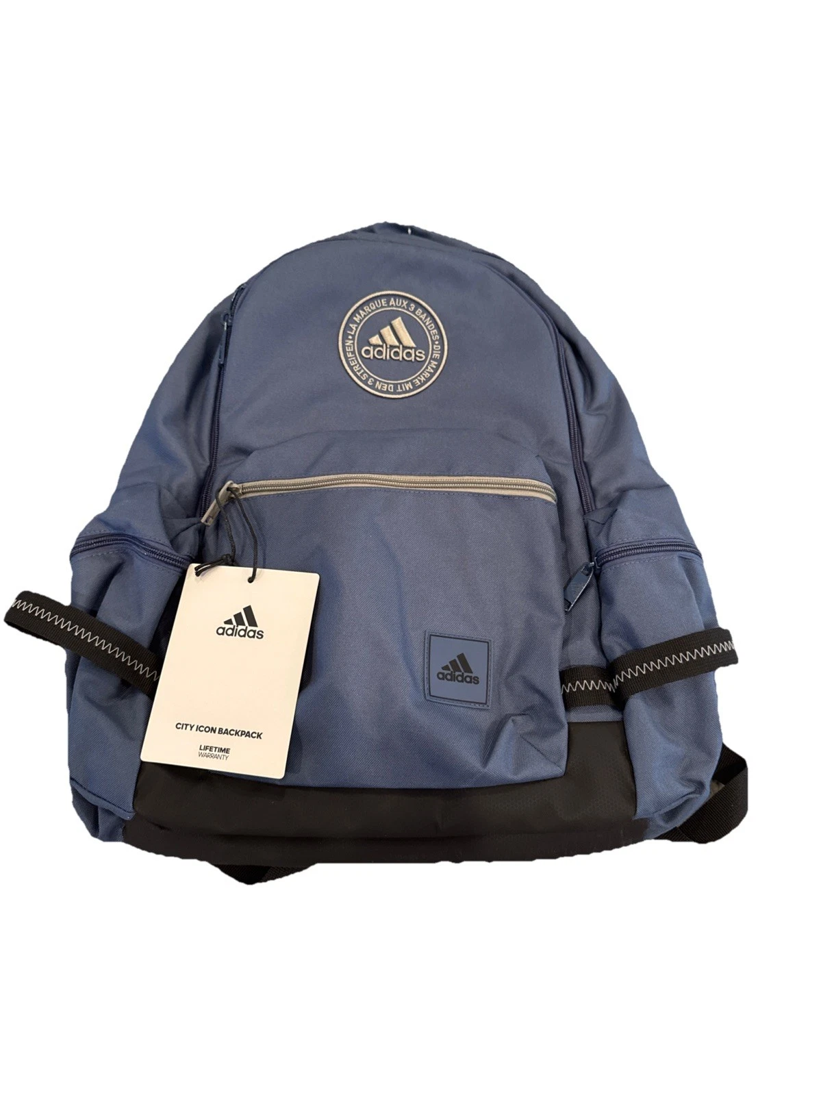 adidas City Icon Backpack Ink Blue One Size 16” Laptop Storage