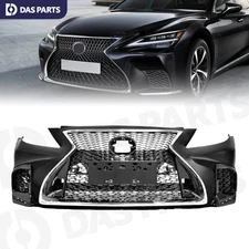 2018+ LS F-Sport Style Front Bumper Grille Conversion Kit For 2007-2009 LS460