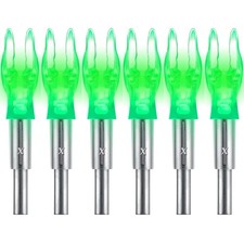 KEAUP 6 Pack X Lighted Nocks for Arrows Universal X/5.2mm LED Lighted Knocks ...