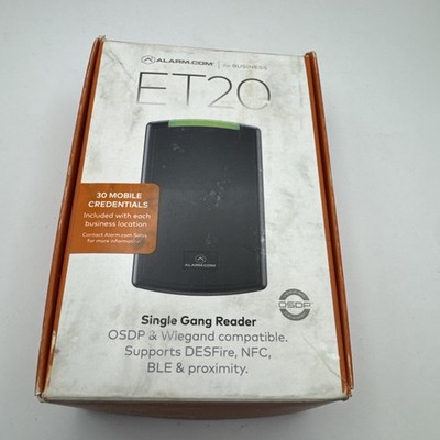 Alarm.com ET20 1-Gang Reader  ADC-AC-ET20 Brand New Open Box