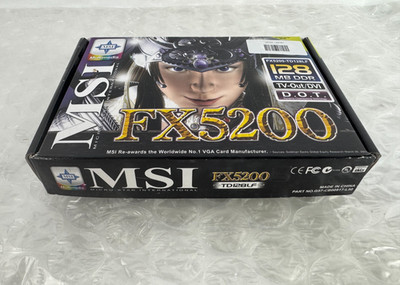 MSI NVIDIA GeForce FX 5200 128MB DDR1 AGP FX5200-TD128LF DVI VGA S-Video