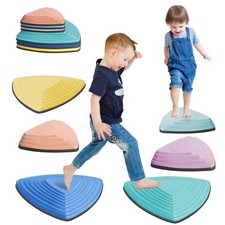 Stepping Stones for Kids Non-Slip Balance River Stones Toys Promoting Childre...