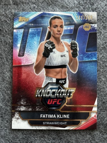 2026 Topps Knockout UFC Fatima Kline RC Gold #133/199 Rookie🔥🔥