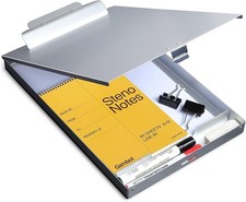 Metal Clipboard with Storage, Letter Size  A4  , High Capacity Clip