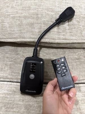 DEWENWILS Outdoor Remote Control Timer Plug in Dusk to Dawn Timer Waterproof 