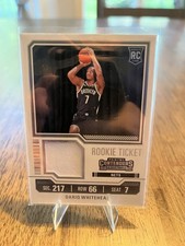 2023-24 Panini Contenders - Rookie Ticket Swatches Dariq Whitehead #RTS-DRQ 
