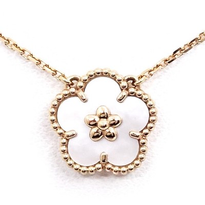 Van Cleef & Arpels Lucky Plum Blossom Halskette 750RGPG P0069738