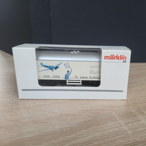 Märklin H0 94278 SoMo Kühlwagen 70 Jahre Deutsche Lufthansa  in OVP | Condition: Gebraucht