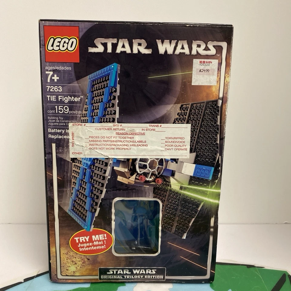 NEW -  LEGO Star Wars Original Trilogy TIE Fighter (7263) 159 pcs - Image 2 of 4