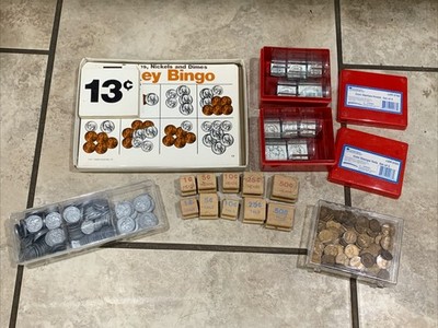 Learning Set of Educational Currency Coin Games and Stamps Ages 6 & Up