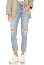 AGOLDE Riley High Rise Straight Crop Jeans sz 31 100 Cotton Casual Streetwear