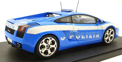 Autoart 1/18 Escala Diecast 74576 - Lamborghini Gallardo Police Car - Imagen 2 de 6