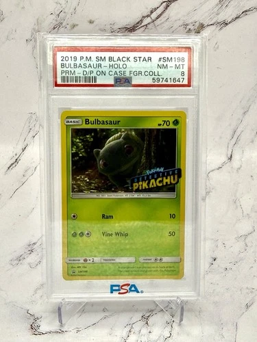 Bulbasaur - (Detective Pikachu Stamped) SM198 Sm Holo PSA 9